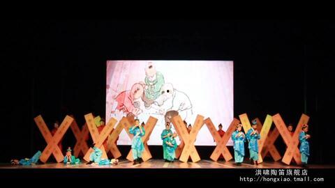 陶笛成人集体演奏视频,和谐共鸣，传承国韵之美