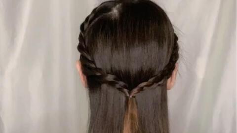 编发成人简单披肩视频,一学就会的成人简单披肩教程