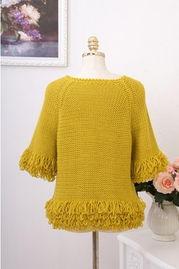 成人钩织流苏毛衣视频